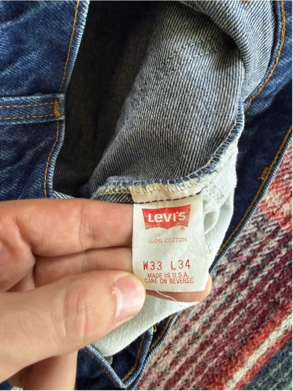 Levis vintage orange